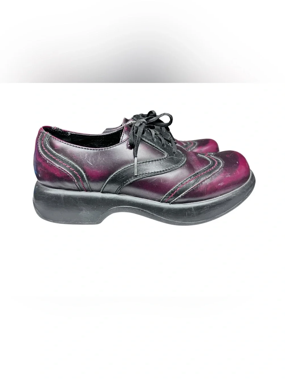 Dansko | Jazz Platform Wingtip Platform Oxford in Leather Size 41